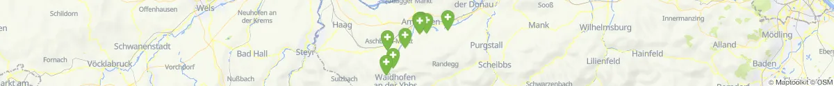 Kartenansicht für Apotheken-Notdienste in der Nähe von Winklarn (Amstetten, Niederösterreich)